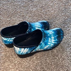 Dansko tie-dye shoes